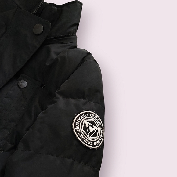 Noize Vegan Black Coat w/Detachable Hood - Picture 10 of 16